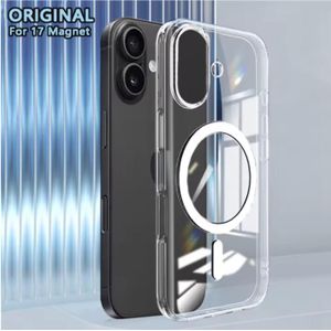 Apple IPHONE 16 Cover Transparent and Clear with Magsafe Compatibility Maximum Protection Comfortable Grip Phone Case/ Cover