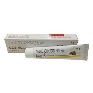 Ezanic Azelaic acid Cream 20% w/w/ Acne & Rosacea Treatment & Skin Glow