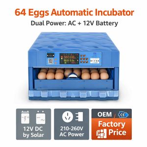 64 Egg Automatic Incubator (Can Use Electricity Or Battery)