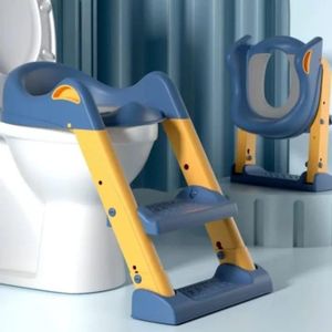 Baby auxiliary toilet ladder folding Seat for kids  Training