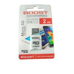 Boost High Performance High Speed Micro SD Memory Card 2GB
