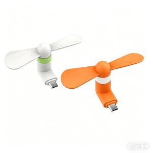 General 2pcs Type-C Portable Mini Phone Fan Plug & Play Pocket Cooling Fan