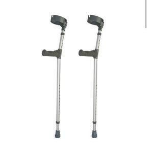 Heavy duty walking crutches