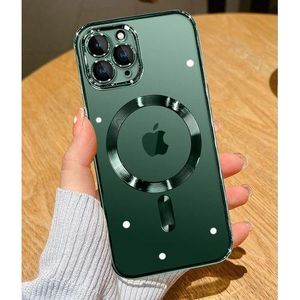 Magnetic Case for iPhone 11 pro max Compatible with MagSafe Built-in Camera Lens Protector