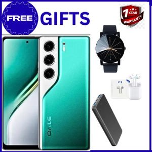 Oale Camon 40 4G - 6.6" 128GB ROM 8GB RAM 20MP 5750mAh MediaTek Processor Dual-SIM + FREE GIFTS( WATCH +EARPODS +POWERBANK)