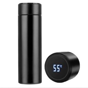  double wall temperature display stainless steel smart thermos flask
