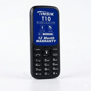 TINSIK T01 Kabambe Phone Dual SIM  Long Battery, Mulika Mwizi Torch, Wireless FM, Strong Feature Phone Kenya