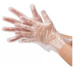 100pcs Disposable Plastic Gloves