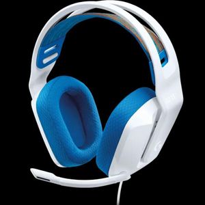 Logitech G335 Wired Gaming Headset White 3.5mm Lightweight Stereo Headphones With Microphone For PC, PlayStation, Xbox, Nintendo Switch & Mobile Gaming