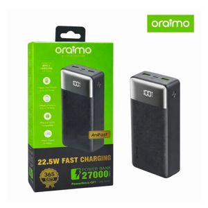 Oraimo 27000mAH Fast Charging Power Bank with Digital Display.
