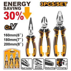 Ingco HKHLPS2831 3 Pcs high leverage pliers set