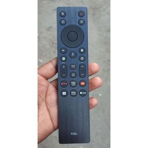 TCL  Original RC923A / FMB1 Bluetooth Voice Remote Control for  QLED + QLED Mini Google TVs, Series QM5K, QM6K, QM7K, Q77K - PN: G0401-000267 with Voice Function