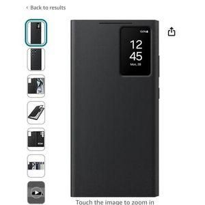 Smart View Wallet Case For Samsung Galaxy S22 Ultra – Premium Case With Smart View Functionality And Wallet Feature