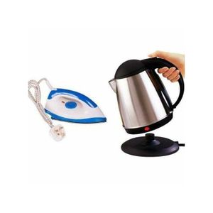 AILYONS Automatic Water Heater Electric Kettle Plus Free Iron Box