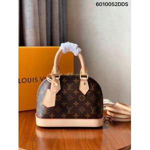 Monogram Pattern Mini Dome Satchel Handbag