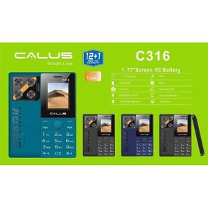 CALUS c316, 1.77 display, spotlight torch, dual sim, wireless fm.