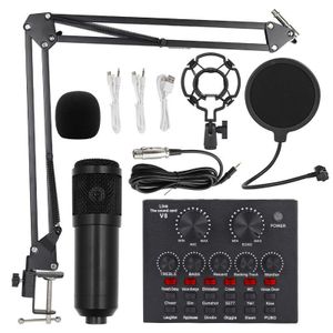 Podcast Equipment Bundle BM800 Podcast Microphone and V8 Sound Card