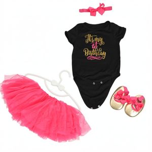 Cute Baby Baby Girl 1st Birthday Outfit Set