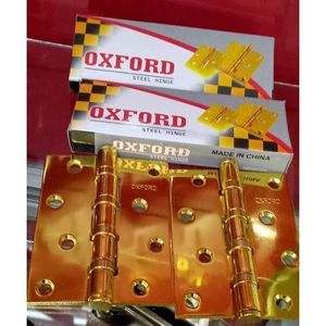 Door Hinge Brass 4" Per Pair