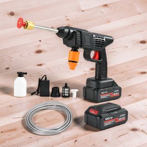 Durable Quality Strong Performance Portable Cordless 96V Cordless Rechargeable Pressure Washer Gun Machine