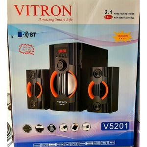 Vitron  V5200-5204 Sub Woofer System 2.1CH Multimedia Speaker System Sorround Sound with Bluetooth and FM Radio 