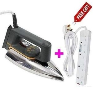 Philips ORIGINAL Dry Iron Box Plus Free 4-Way Extension