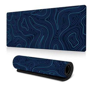 Abstract Line Texture Mouse Pad Non-Slip Desk Mat -  Size: 400x900x2mm