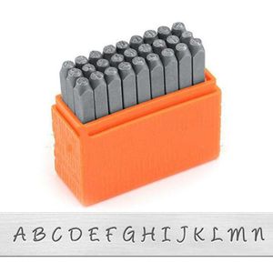 36pcs Steel Alphabet letter Number leather Stamp Punch Set Leather Craft  custom name Metal Printing Mold Engraving 3.5/6.5mm