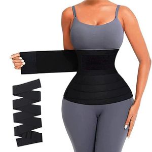 Free Size Premium Waist Trainer Body Shaper Belt Slimming Tummy Tucker Shapewear for Women Belly Fat Burner Elastic Band Weight Loss Flat Belly Belt, Abdominal Belt delivery Black