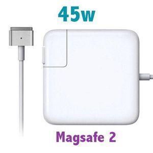 45W MacBook Replacement MagSafe 2 T-Shaped Pin MacBook Pro & Air Replacement Power Adapter Charger -White