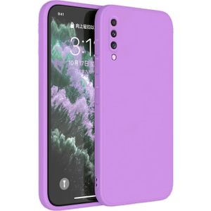 Soft Silicone Slim Fit Cover Anti-Scratch Shockproof Case for Samsung Galaxy A50 - Purple