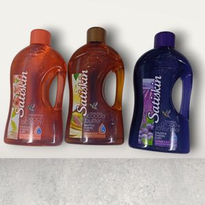 Satiskin Fresh luxurious bubble body bath Shower Gel vitamin A and E Glycerine Enriched