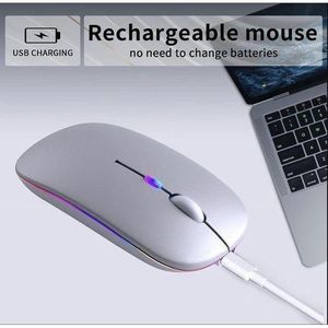 Wireless Rechargeable Mouse for Laptop, PC, Mac, iPad pro, Computer, MacBook
