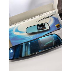 Full HD 1080P Vehicle Blackbox DVR Mirror Dashcam with Wide-Angle Lens, Night Vision, and 24/7 Monitoring for Ultimate Security