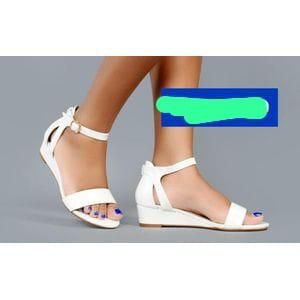 Ladies Flat Low Wedge