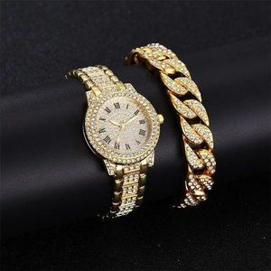 2026 New Model Ladies Dating Waterproof Party Gift High-end Watch + Bracelet 2-piece Set