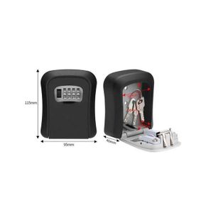  Key Safe with Password Key Box Key Lock Box
