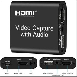 HDMI Video Capture Card 4K Input 1080P Output USB Plug & Play