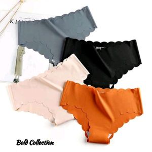 Fashion 3Pcs Sexy French Ice Silk Comfy Seamless Thong Panties(36-44inches)  @ Best Price Online