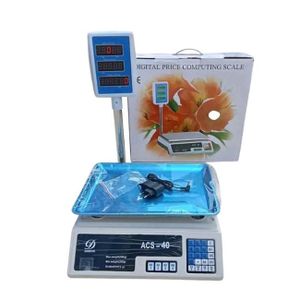	Reliable Performance Energy Saving LED Display Scale ACS 40 Upto 40Kgs Computerized Electronic Weight and Price Computing Digital weighing scale