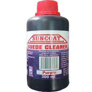SUNCOAT Suede Cleaner  Purple Revives & Restores Original Colour