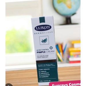 Luron Derma Clear Acne Control PIMPLE CREAM + Maximum Strength Acne Control SPOT FIX GEL