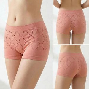 4 Pack Womens Boyshorts Underwear Seamless Boxer Briefs Full Coverage Soft Stretch Boxer Shorts For Women - Multicolour