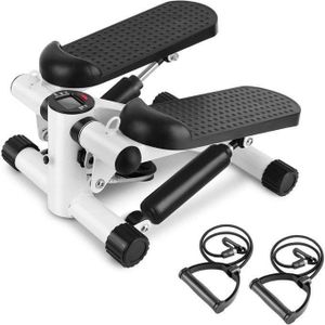 Stair Stepper With Resistance Band, Mini Stepping Fitness Exercise Home Workout Equipment For Full Body Workout, 