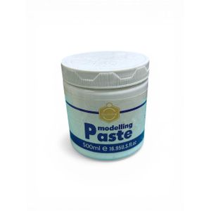 Modelling Paste 500ml – White Texture Paste for Acrylic Painting, Art & DIY Crafts