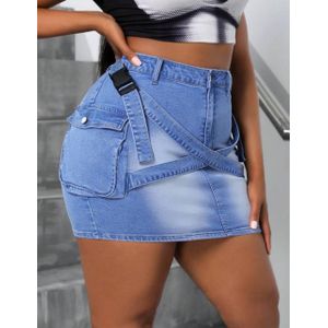 Sexy ladies beautiful elegant quality denim miniskirt skirt 