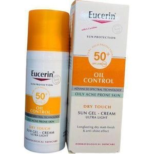Eucerin  ACNE CONTROL SPF 50 Dry Touch Sun Gel Cream Matt Finish Anti Shine Sunscreen