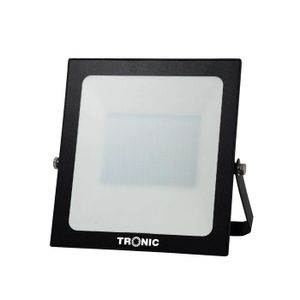 Tronic Slim Black LED Flood Light – 200W Warm White, IP65