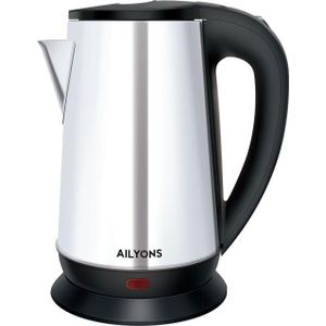 AILYONS FK-0307 Stainless Steel 2.2L Electric Water Kettle-silver (1YR WRTY)