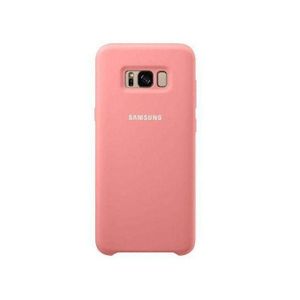 Original Silicone Cover Case for Samsung S8+ – Flexible Shockproof Slim, Ultra-Smooth, Durable, and Protective Phone Cover - Pink